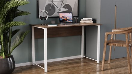 Комп'ютерний стіл Ferrum-decor Раян 75x100x60 білий ДСП Дуб Сан-Марино 16мм (FRD-101124) Комп'ютерний стіл Ferrum-decor Раян 75x100x60 білий ДСП Дуб Сан-Марино 16мм (FRD-101124)