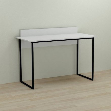 Письмовий стіл Ferrum-decor Скай 75x120x70 чорний ДСП Біле 16мм (FRD-103651)