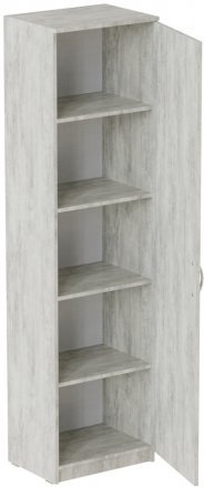 Пенал Анжело Ferrum-decor на 5 полиць із дверима 1900x500x380 ДСП Бетон 16 мм (FRD-104947)