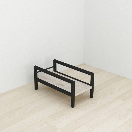 Підставка для системного блоку Ferrum-decor Нікі 21x24x45 Чорний ДСП Сан-Марино 16мм (FRD-105287)