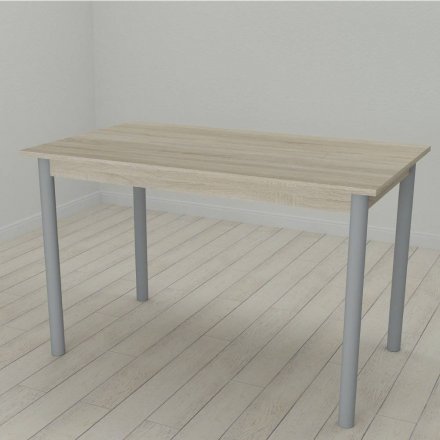 Стіл кухонний Ferrum-decor Беніта 75x120x80 Сірий ДСП Сонома 16мм (FRD-106288)