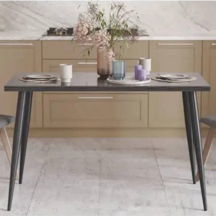 Кухонний стіл Марсель 50 Ferrum-decor 75x120x60 Чорний метал ДСП Сосна Кембра 32 мм (FRD-106696) Кухонний стіл Марсель 50 Ferrum-decor 75x120x60 Чорний метал ДСП Сосна Кембра 32 мм (FRD-106696)
