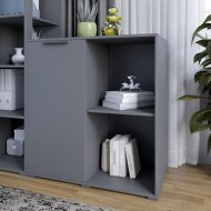 Тумба однодверна LION Краш 82x43x86 см Антрацит (LION-044101) Тумба однодверна LION Краш 82x43x86 см Антрацит (LION-044101)