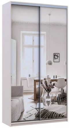 Шафа-купе Doros Сіті Лайт Кашемір 2 дзеркала 120х45х225 (80736344)