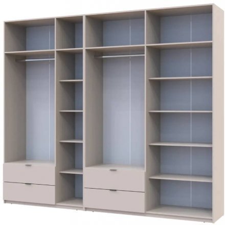 Шафа для одягу Doros Лукас Кашемір 3+4 ДСП 280х50х240 DRS-011716 (42005120) Шафа для одягу Doros Лукас Кашемір 3+4 ДСП 280х50х240 DRS-011716 (42005120)