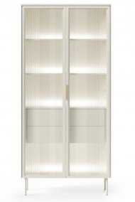 Вітрина висока з підсвіткою Perfect Home Лумі / Lumi 2D2S/91 2-дверна з 2 шухлядами Кашемір (PFH-091382) Вітрина висока з підсвіткою Perfect Home Лумі / Lumi 2D2S/91 2-дверна з 2 шухлядами Кашемір (PFH-091382)