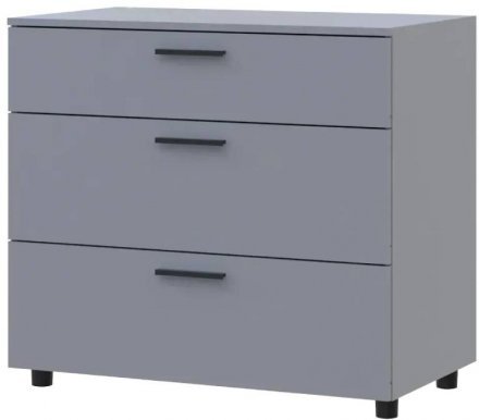 Комод Doros Торн Сірий 3Ш 90х51.6х80 (DRS-012109) Комод Doros Торн Сірий 3Ш 90х51.6х80 (DRS-012109)