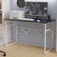 Комп'ютерний стіл Ferrum-decor Раян 75x100x60 білий ДСП Сосна Кембра 16мм (FRD-101125) Комп'ютерний стіл Ferrum-decor Раян 75x100x60 білий ДСП Сосна Кембра 16мм (FRD-101125)