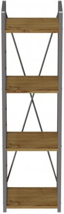 Етажерка 4/34 Ferrum-decor Серії Конект 120x34x28 сірий ДСП Дуб Артизан 16мм (FRD-104285) Етажерка 4/34 Ferrum-decor Серії Конект 120x34x28 сірий ДСП Дуб Артизан 16мм (FRD-104285)