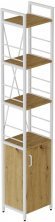 Етажерка 4/34 Ferrum-decor Серії Конект із тумбою 179x34x28 Білий ДСП Артизан (FRD-104475)