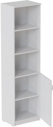 Пенал Анжело Ferrum-decor на 4 полиці з 1 дверима 1900x500x380 ДСП Біле 16 мм (FRD-104948) Пенал Анжело Ferrum-decor на 4 полиці з 1 дверима 1900x500x380 ДСП Біле 16 мм (FRD-104948)