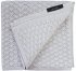 Плед плетений Butterfly 90x90 см Ice Grey lullalove-0154