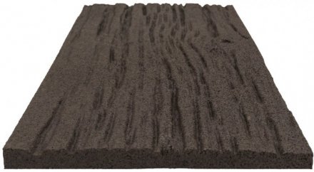 Декор доріжок для саду 25х60 см коричневий шпали