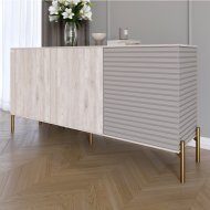 Комод закритий у вітальню на золотих металевих ніжках LION Грей 154x38x76,5 см Самоа Димчастий/Кашемір (LION-041876) Комод закритий у вітальню на золотих металевих ніжках LION Грей 154x38x76,5 см Самоа Димчастий/Кашемір (LION-041876)