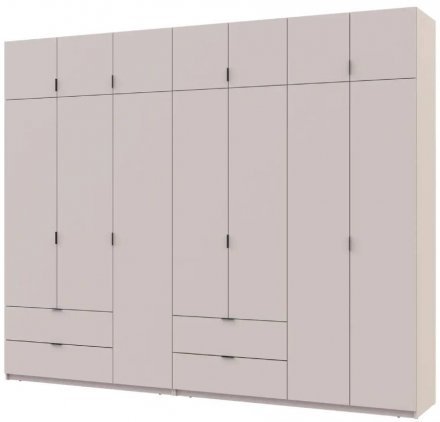 Шафа для одягу Doros Лукас Кашемір 3+4 ДСП 295х50х240 DRS-011717 (42005124)