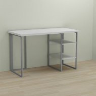 Письмовий стіл Ferrum-decor Кевін 76x120x70 сірий ДСП Біле 32мм (FRD-101752) Письмовий стіл Ferrum-decor Кевін 76x120x70 сірий ДСП Біле 32мм (FRD-101752)