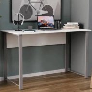 Письмовий стіл Ferrum-decor Курт 75x140x70 сірий ДСП Біле 16мм (FRD-101877) Письмовий стіл Ferrum-decor Курт 75x140x70 сірий ДСП Біле 16мм (FRD-101877)