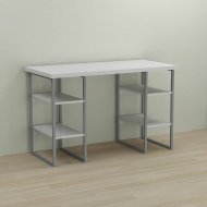 Письмовий стіл Ferrum-decor Карен 76x120x60 сірий ДСП Біле 32мм (FRD-102423)
