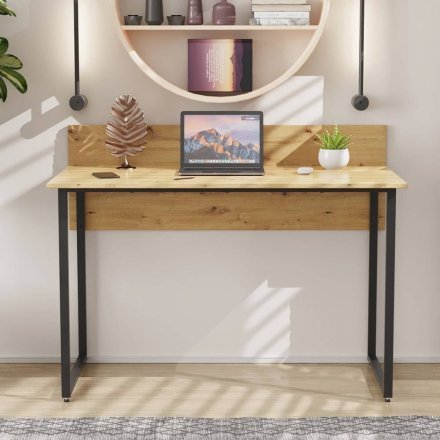 Комп'ютерний стіл Ferrum-decor Скай 75x120x70 чорний ДСП Дуб Сан-Марино 16мм (FRD-103654) Комп'ютерний стіл Ferrum-decor Скай 75x120x70 чорний ДСП Дуб Сан-Марино 16мм (FRD-103654)