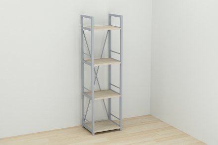 Етажерка 4/34 Ferrum-decor Серії Конект 120x34x28 сірий ДСП Дуб Сонома 16мм (FRD-104286) Етажерка 4/34 Ferrum-decor Серії Конект 120x34x28 сірий ДСП Дуб Сонома 16мм (FRD-104286)