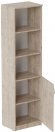 Пенал Анжело Ferrum-decor на 4 полиці з 1 дверима 1900x500x380 ДСП Дуб Сан-Марино 16 мм (FRD-104949)