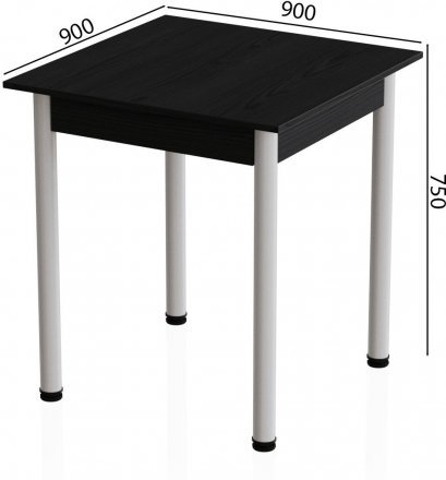 Стіл кухонний Ferrum-decor Агата 75x90x90 Білий ДСП Сосна Кембра 16мм (FRD-105682) Стіл кухонний Ferrum-decor Агата 75x90x90 Білий ДСП Сосна Кембра 16мм (FRD-105682)
