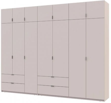 Шафа для одягу Doros Лукас Кашемір 3+4 ДСП 300х50х240 DRS-011718 (42005132)