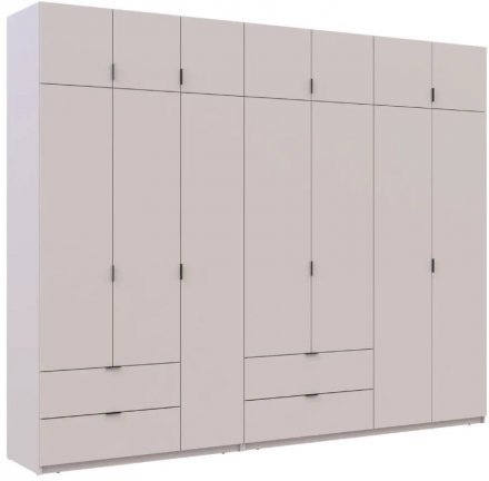 Шафа для одягу Doros Лукас Кашемір 3+4 ДСП 300х50х240 DRS-011718 (42005132)