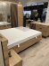 Ліжко (каркас) Perfect Home Таллі / Tally 160 з м'яким ізголів'ям двоспальне Дуб артизан/антрацит (PFH-091099)