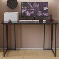 Комп'ютерний стіл Ferrum-decor Ханна 76x140x70 чорний ДСП Сосна Кембра 32мм (FRD-103530)