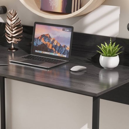 Комп'ютерний стіл Ferrum-decor Скай 75x120x70 чорний ДСП Сосна Кембра 16мм (FRD-103655) Комп'ютерний стіл Ferrum-decor Скай 75x120x70 чорний ДСП Сосна Кембра 16мм (FRD-103655)