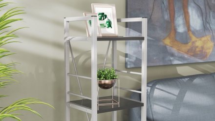 Етажерка 4/34 Ferrum-decor Серії Конект 120x34x28 сірий ДСП Сосна Кембра 16мм (FRD-104288) Етажерка 4/34 Ferrum-decor Серії Конект 120x34x28 сірий ДСП Сосна Кембра 16мм (FRD-104288)