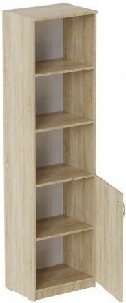 Пенал Анжело Ferrum-decor на 4 полиці з 1 дверима 1900x500x380 ДСП Дуб Сонома 16 мм (FRD-104951) Пенал Анжело Ferrum-decor на 4 полиці з 1 дверима 1900x500x380 ДСП Дуб Сонома 16 мм (FRD-104951)