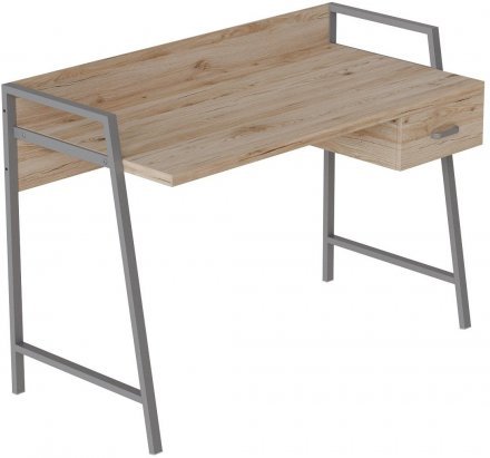 Письмовий стіл Ferrum-decor 750x1000x600 Сірий метал ДСП Дуб Сан-Марино 32 мм (FRD-103430)