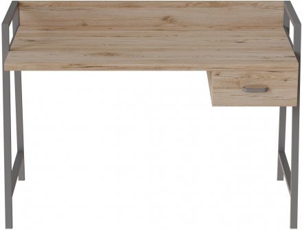 Письмовий стіл Ferrum-decor 750x1000x600 Сірий метал ДСП Дуб Сан-Марино 32 мм (FRD-103430)