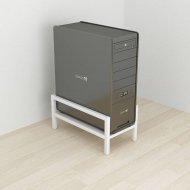 Підставка для системного блоку Ferrum-decor Нікі 21x24x45 Білий ДСП Біле 16мм (FRD-105292)