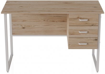 Комп'ютерний стіл Ferrum-decor Гаррі 75x120x70 білий ДСП Дуб Сан-Марино 16мм (FRD-101004) Комп'ютерний стіл Ferrum-decor Гаррі 75x120x70 білий ДСП Дуб Сан-Марино 16мм (FRD-101004)