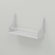 Настінна полиця Ferrum-decor Ізі 260x500x150 метал Білий ДСП Біле 16 мм (FRD-102912)