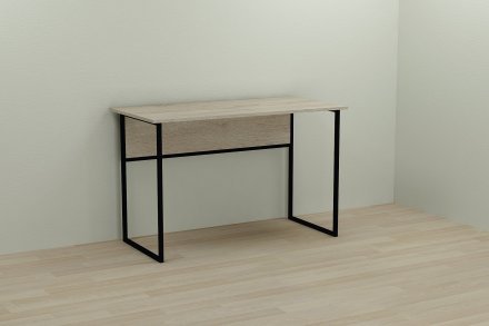 Письмовий стіл Ferrum-decor Коді 75x140x70 чорний ДСП Дуб Сонома 16мм (FRD-103782)