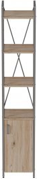 Етажерка 4/34 Ferrum-decor Серії Конект з тумбою 179x34x28 Сірий ДСП Сан-Марино (FRD-104478)