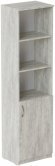 Пенал Анжело Ferrum-decor на 4 полиці з 1 дверима 1900x500x380 ДСП Бетон 16 мм (FRD-104953)