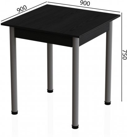 Стіл кухонний Ferrum-decor Агата 75x90x90 Сірий ДСП Сосна Кембра 16мм (FRD-105684) Стіл кухонний Ferrum-decor Агата 75x90x90 Сірий ДСП Сосна Кембра 16мм (FRD-105684)