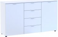 Комод у спальню Doros Рон 5 140х38х81 см Білий (DRS-011300)
