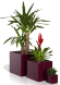 Розумний вазон Cubico Flower Lover 21 см 41118053 пурпуровий глянцевий