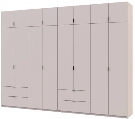 Шафа для одягу Doros Лукас Кашемір 4+4 ДСП 320х50х240 DRS-011720 (42005128) Шафа для одягу Doros Лукас Кашемір 4+4 ДСП 320х50х240 DRS-011720 (42005128)
