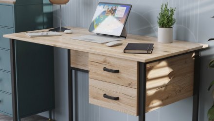 Комп'ютерний стіл Ferrum-decor Гаррі 75x120x70 білий ДСП Сосна Кембра 16мм (FRD-101005) Комп'ютерний стіл Ferrum-decor Гаррі 75x120x70 білий ДСП Сосна Кембра 16мм (FRD-101005)