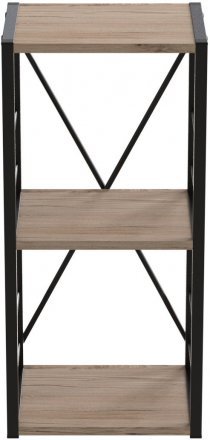 Етажерка 3/34 Ferrum-decor Серії Конект 73x34x28 чорний ДСП Дуб Сан-Марино 16мм (FRD-104290) Етажерка 3/34 Ferrum-decor Серії Конект 73x34x28 чорний ДСП Дуб Сан-Марино 16мм (FRD-104290)