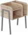 Тумба модульна Ferrum-decor Амелі 540x450x320 метал Сірий ДСП Дуб Сан-Марино 16 мм (FRD-103018)