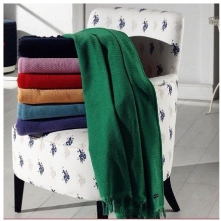 Плед бавовняний Kalispell синій 160х230 см