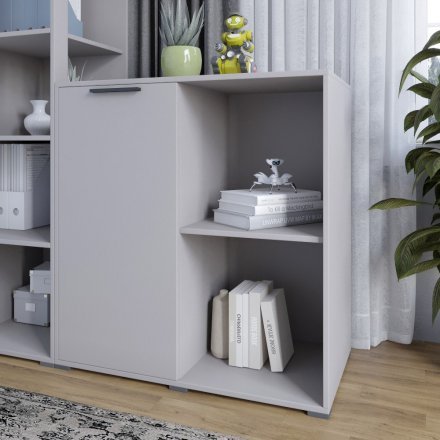 Тумба однодверна LION Краш 82x43x86 см Кашемір (LION-044110) Тумба однодверна LION Краш 82x43x86 см Кашемір (LION-044110)